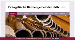 Desktop Screenshot of evangelisch-in-huerth.de