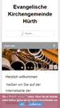 Mobile Screenshot of evangelisch-in-huerth.de